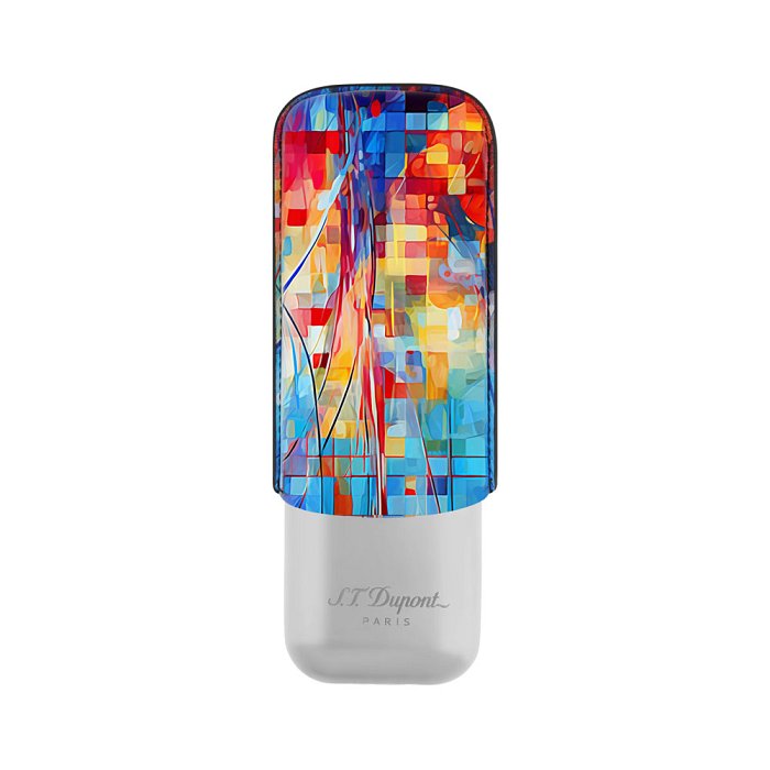 ST Dupont - Portasigari  in Pelle - Graff'ty - Multicolore - 2 Posti