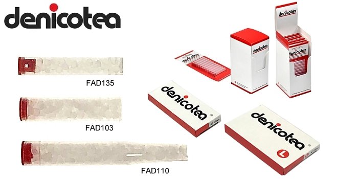 Denicotea - 10 Filtri LONG a Carboni Attivi - 9mm