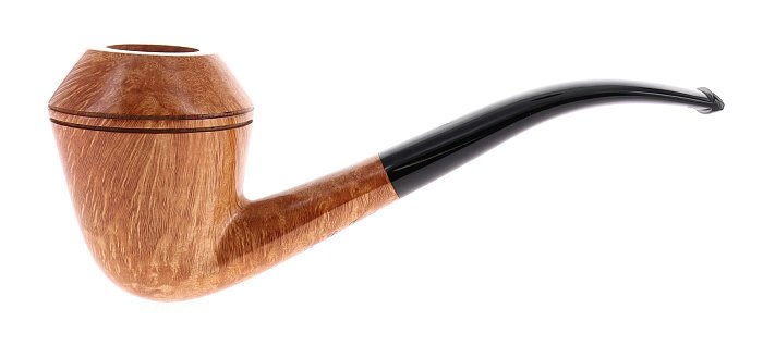 Pipa Ser Jacopo dalla Gemma L2 A MAXIMA liscia chiara shape magnum bent bulldog
