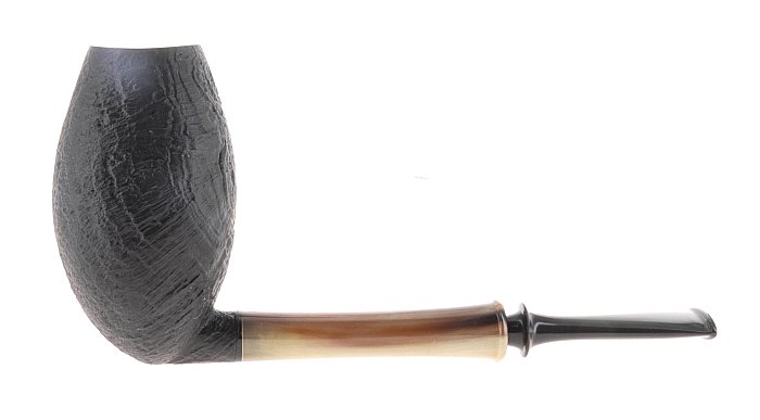 Pipa Piero Vitale ** 2 STELLE sabbiata scura shape chimney tulip