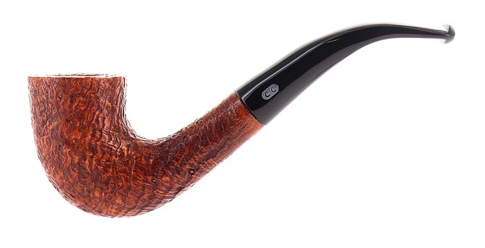 Pipa Chacom Flame Grain 863 sabbiata marrone shape bent dublin