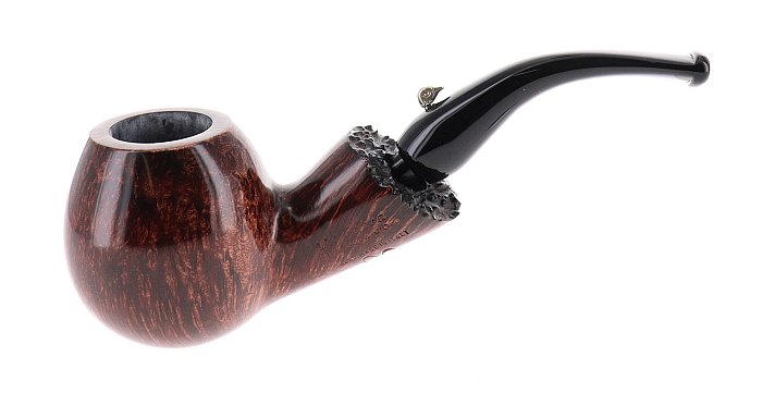 Pipa L'Anatra dalle Uova d'Oro 2 UOVA 00 liscia marrone shape bent apple