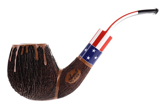 Pipa Amorelli **** 4 STELLE PATRIOT PENNA DI SAN MICHELE shape magnum bent egg