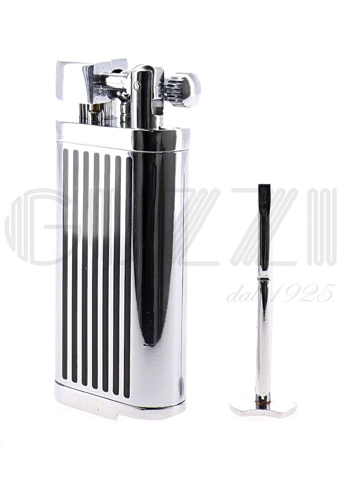Lubinski - Accendino Pipa Cromato "Pipe" con pigino