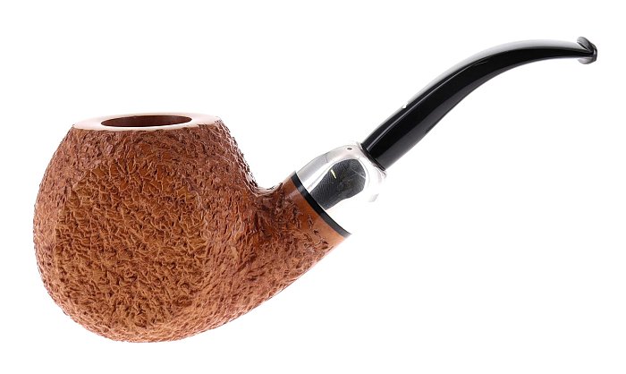 Pipa Caminetto 08.35 RUSTICATA chiara shape magnum bent panel author