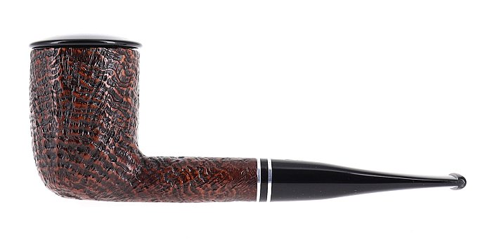 Pipa Savinelli Monsieur sabbiata 412 KS shape Dublin dritta