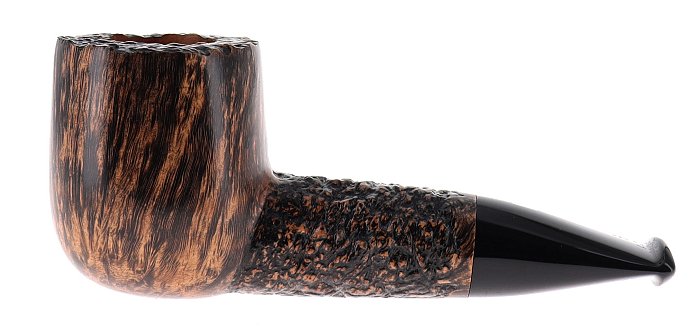 Pipa Castello "CASTELLO" KKKK parzialmente rusticata shape 10 brucianaso nose warmer