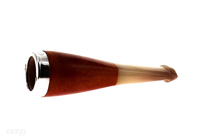 Fuma Toscano - Bocchino Hand Made CORTO in Radica e Corno con Vera Argento