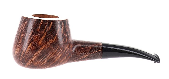 Pipa Castello COLLECTION KK liscia marrone shape 55 chubby squat pot