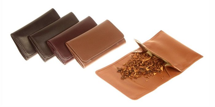 Lubinski - Busta Porta Tabacco Vitello Roll Up  - Bordò