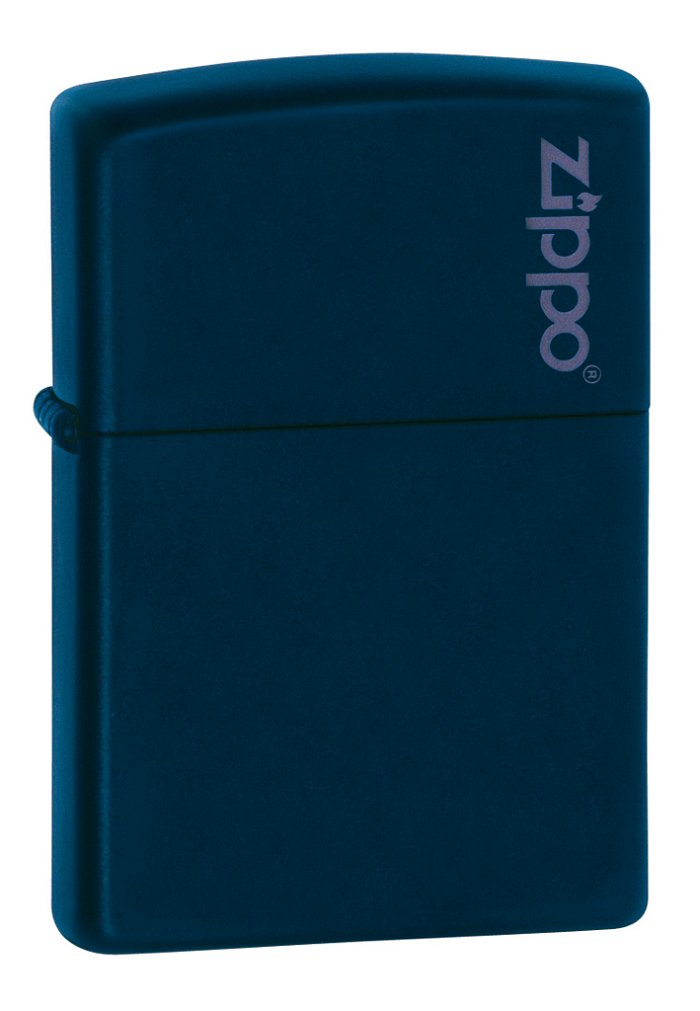 Zippo Navy Blue Matte con Logo