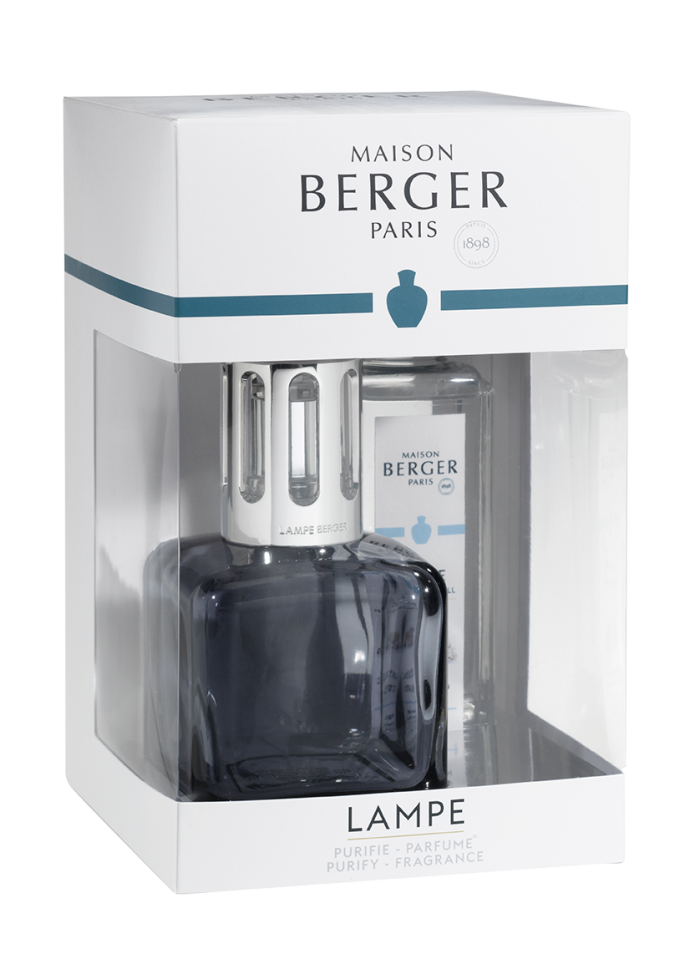 Lampe Berger - Cofanetto GLACON Gris con 250ml Thè Bianco Puretè