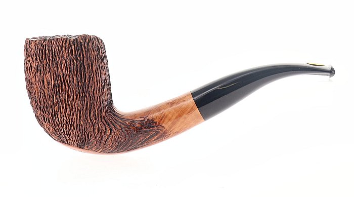Pipa Amorelli PENNA DI SAN MICHELE pettinata shape half bent pear 9mm