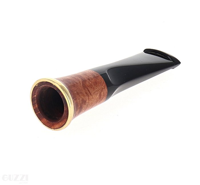 Pascucci - Fuma Toscano - Bocchino Hand Made "CORTO" in Radica con Vera Ottonata