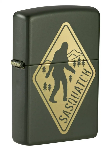 Zippo Green Matte - SASQUATCH