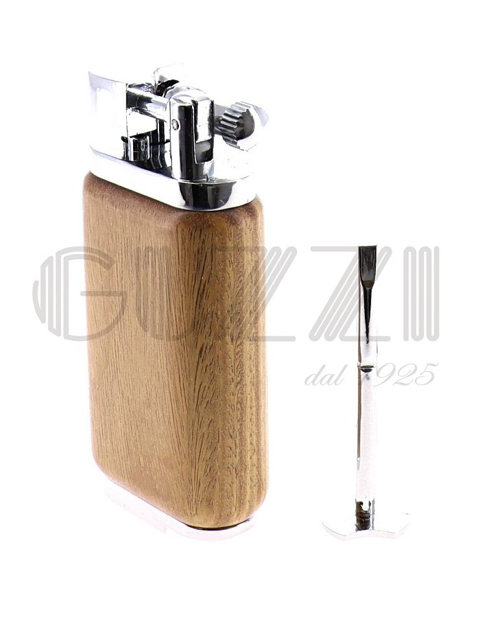 Lubinski - Accendino Pipa Legno "Olmo" con pigino