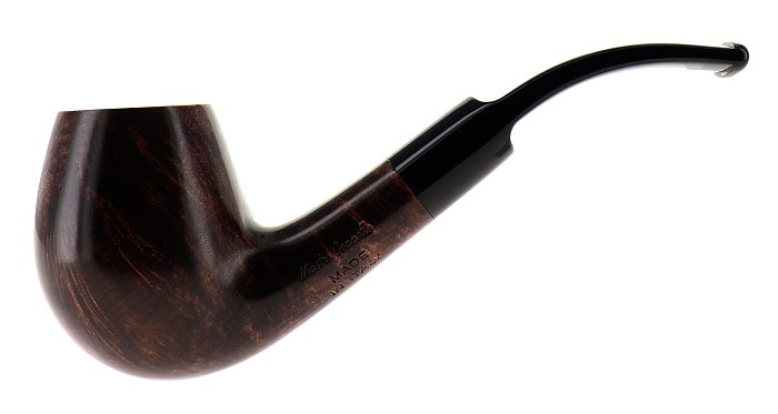 Pipa Mastro Geppetto by Ser Jacopo EXIMIA liscia marrone shape bent egg 9mm