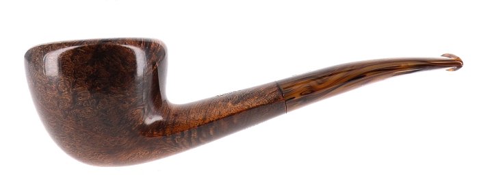 Pipa Savinelli TUNDRA 316 KS, liscia marrone, shape dublin semicurva, filtro 6mm
