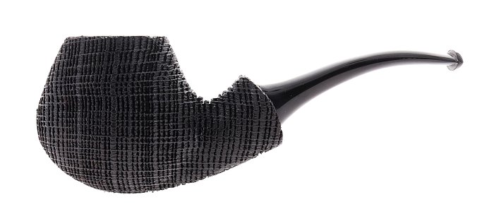 Pipa REGINA SCARLATTA MORTA BOG OAK sabbiata shape chubby freehand