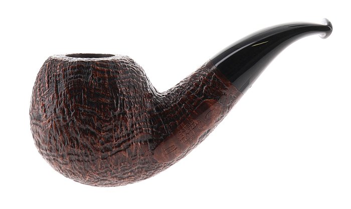 Pipa Castello OLD ANTIQUARI KKKK  sabbiata marrone shape chubby half bent apple
