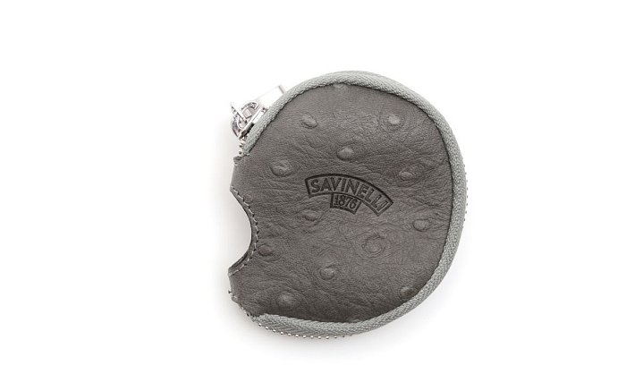 Savinelli - Astuccio per Fornello Pipa in Pelle BIG Grey