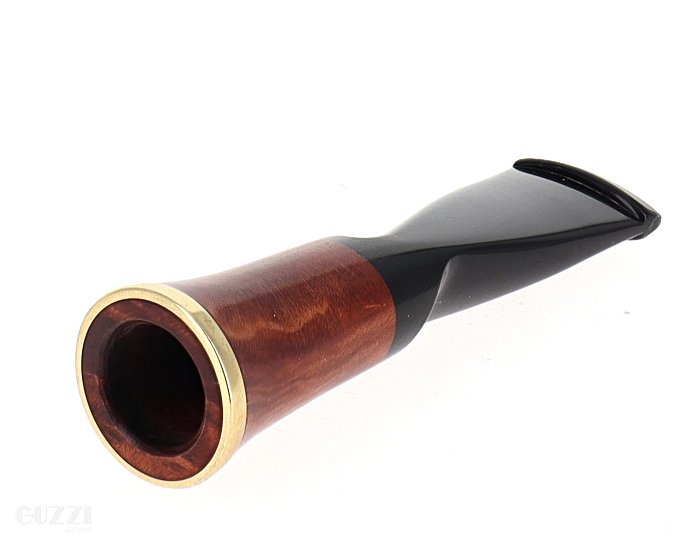 Pascucci - Fuma Toscano - Bocchino Hand Made "CORTO" in Radica con Vera Ottonata