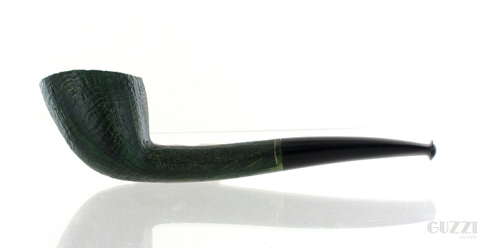 Pipa BACIGALUPI 1 VELA sabbiata verde shape freehand zulu semicurva