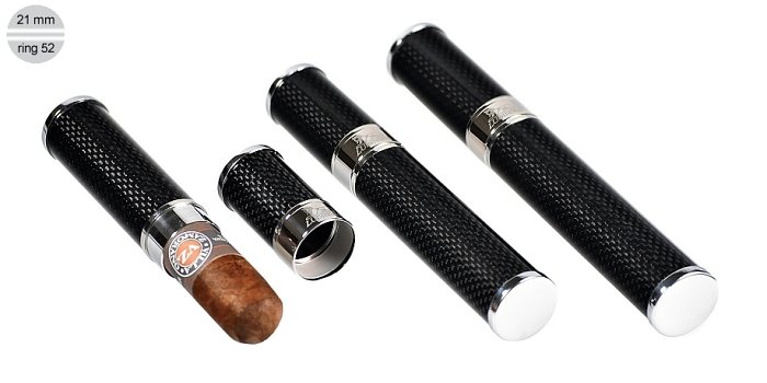 Lubinski - Portasigari 1 Robusto in Fibra Carbonio