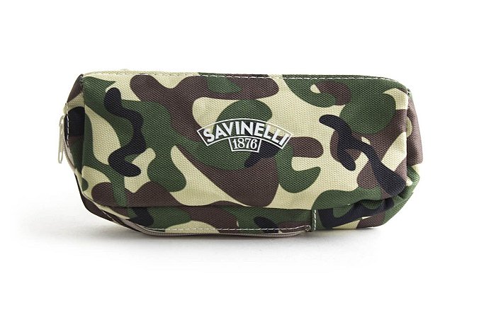 Savinelli - Pochette per 1 Pipa e Tabacco in Stoffa Mimetica