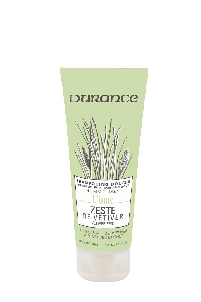 Durance - Uomo - SCORZA DI VETIVER Gel Shampoo Doccia in tubo 200ml