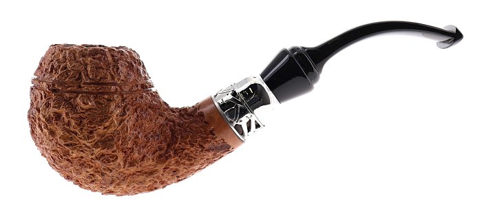 Pipa Mastro Geppetto by Ser Jacopo PIPA DELL' ANNO 2026 RUSTICATO shape half bent apple