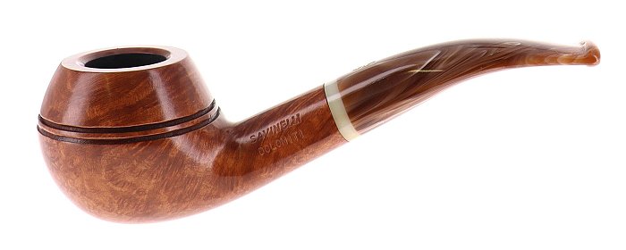 Pipa Savinelli Dolomiti 673 KS liscia marrone hodesian filtro 9mm