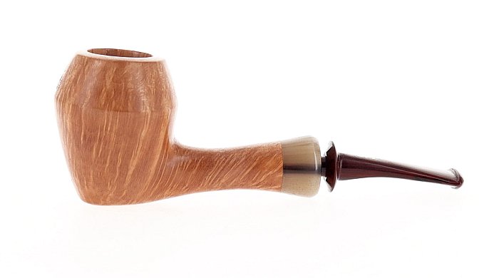 Pipa FASSI liscia chiara fiammata shape freehand bulldog semicurva