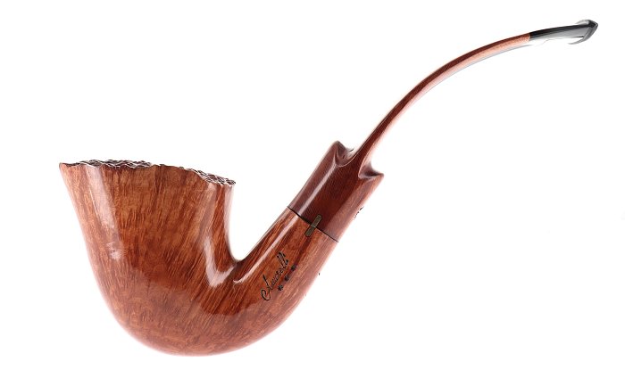 Pipa Amorelli BUSBY *** 3 STELLE liscia marrone shape magnum bent dublin barktop