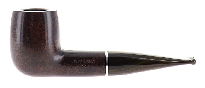 Pipa Savinelli Bosco 101 liscia, marrone scuro, shape Billiard dritta, filtro 6mm