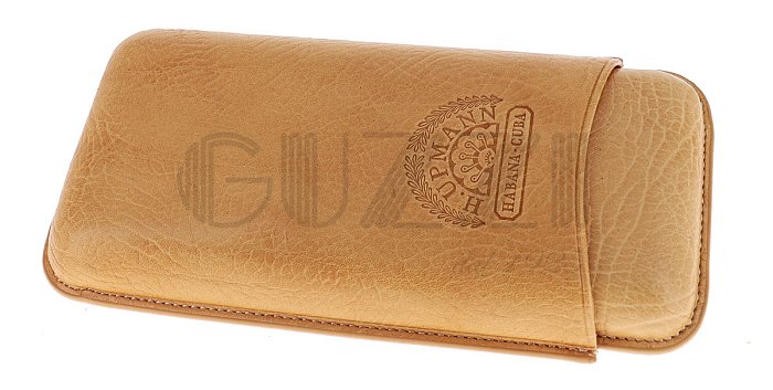 Portasigari in Pelle H.UPMANN - 3 Posti Brown