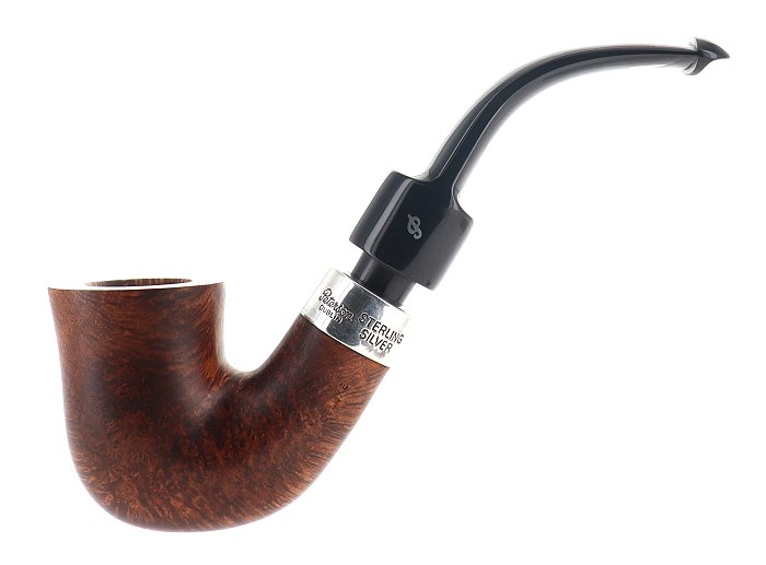 Pipa Peterson of Dublin DELUXE SYSTEM XL5S OLD COLOUR liscia marrone shape bent dublin