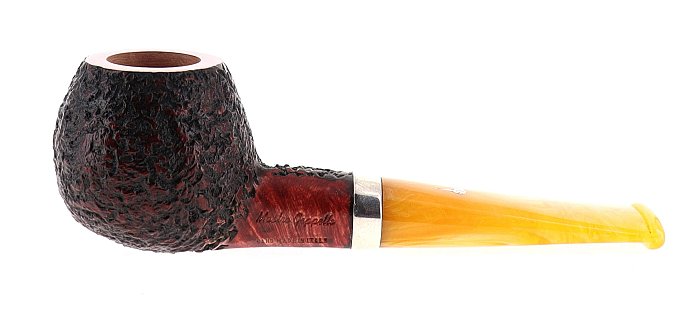 Pipa Mastro Geppetto by Ser Jacopo RUSTICATO marrone shape stand up apple