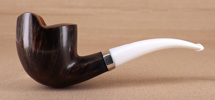 Pipa Ser Jacopo dalla Gemma ALBUS ET NIGER L C PICTA PICASSO 20 liscia scura shape fancy dublin shield 9mm