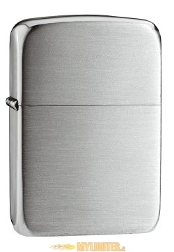 Zippo Argento Massiccio Satinato Replica 1941