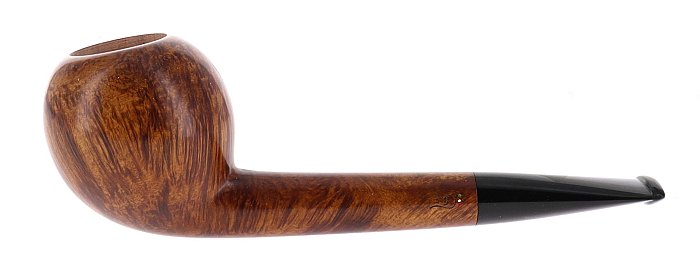 Pipa LEO Clementina liscia marrone shape canted apple