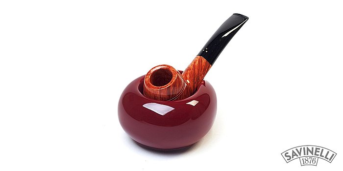 Savinelli - Portapipe GOCCIA a 1 posto in Ceramica Bordeaux