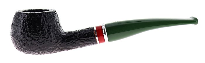 Pipa SAVINELLI St. Nicholas 2025 315 KS rusticata shape prince semicurva - FIltro 9mm - Edizione Limitata