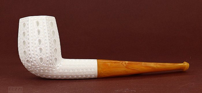 Pipa in Schiuma di mare Lubinski GRUPPO 8 AIR CONDITIONED shape panel billiard ottagonale