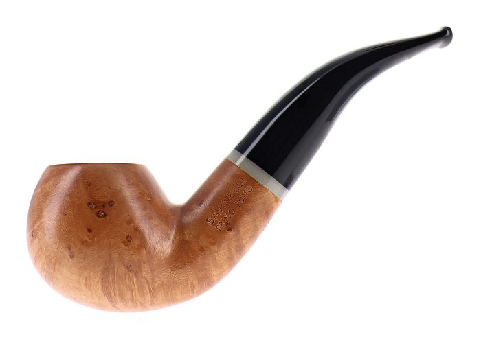 Pipa Savinelli PRIMO FUMO 642 liscia brownblast shape apple curva filtro 6mm