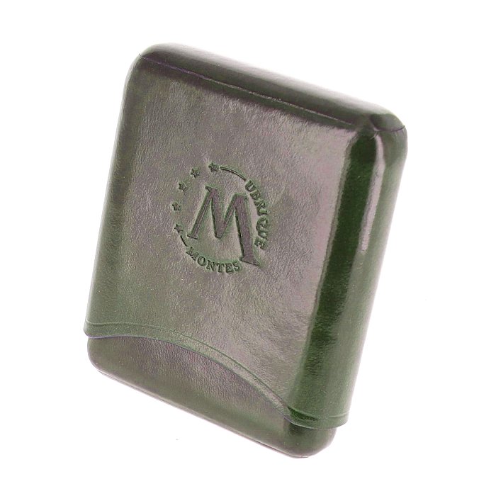 Lubinski - Porta Sigari Montes liscio in Cuoio  - 4 Toscanelli - Verde