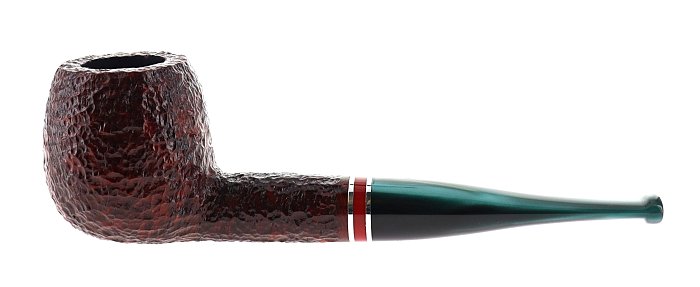 Pipa SAVINELLI St. Nicholas 2026 207 KS, rusticata shape Apple dritta - FIltro 6mm - Edizione Limitata