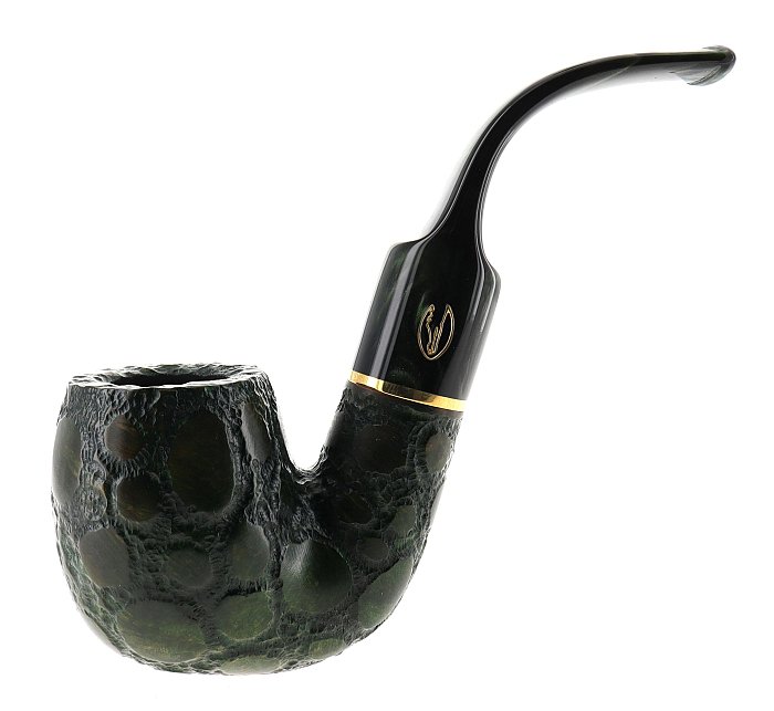 Pipa Savinelli ALLIGATOR 614 verde shape hungarian oom paul 9mm