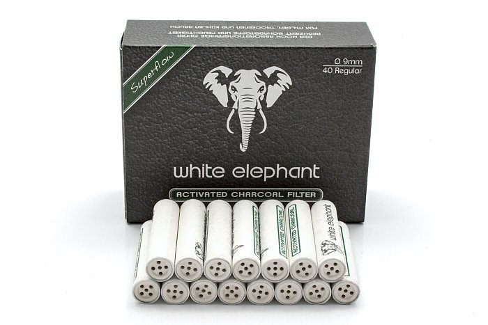 KOPP - White Elephant - 40 Filtri a Carbone Attivo - 9mm