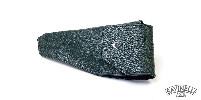 Savinelli - Busta a Fondina per Pipa e Accessori in Pelle VERDE